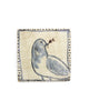 Tapestry Blue Woodland Bird (with twigs) (Handmade Tile)