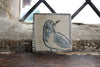 Tapestry Blue Woodland Bird (with twigs) (Handmade Tile)