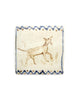 Tapestry Brown Hound (Handmade Tile)