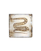 Tapestry Brown Wood Snake (Handmade Tile)