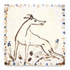 Tapestry Calling Hound (Handmade Tile)