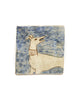 Tapestry Calling Hound (Blue) (Handmade Tile)