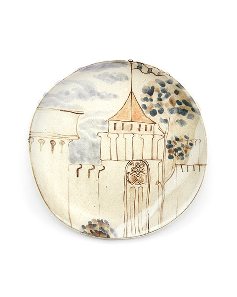 Tapestry Castle (Handmade Plate)