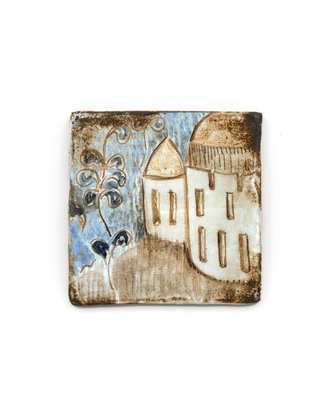 Tapestry Castle III (Handmade Tile)