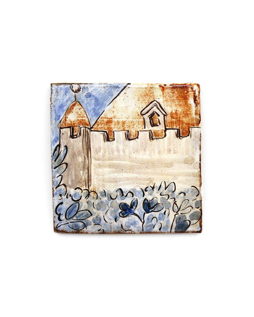 Tapestry Castle IV (Handmade Tile)