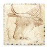 Tapestry Cow (Handmade Tile)