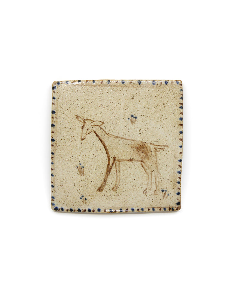 Tapestry Deer (Handmade Tile)