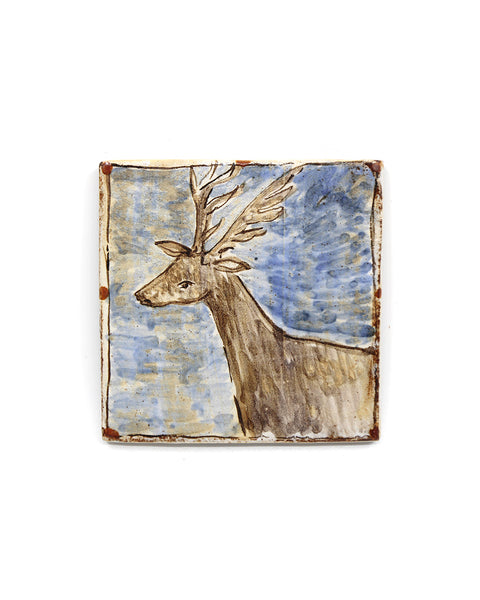Tapestry Deer Head (Handmade Tile)