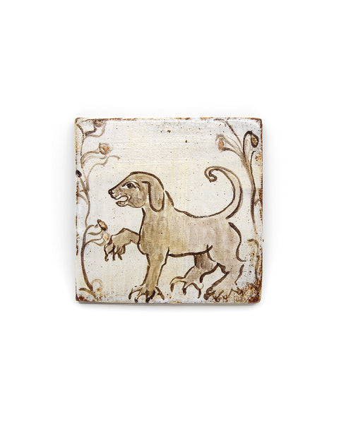 Tapestry Dog (Handmade Tile)