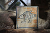 Tapestry Fish with Feet II (Handmade Tile)