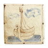 Tapestry Fishing Boat (Handmade Tile)