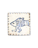 Tapestry Fish with Feet I (Handmade Tile)