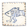 Tapestry Fish with Feet I (Handmade Tile)