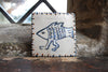 Tapestry Fish with Feet I (Handmade Tile)