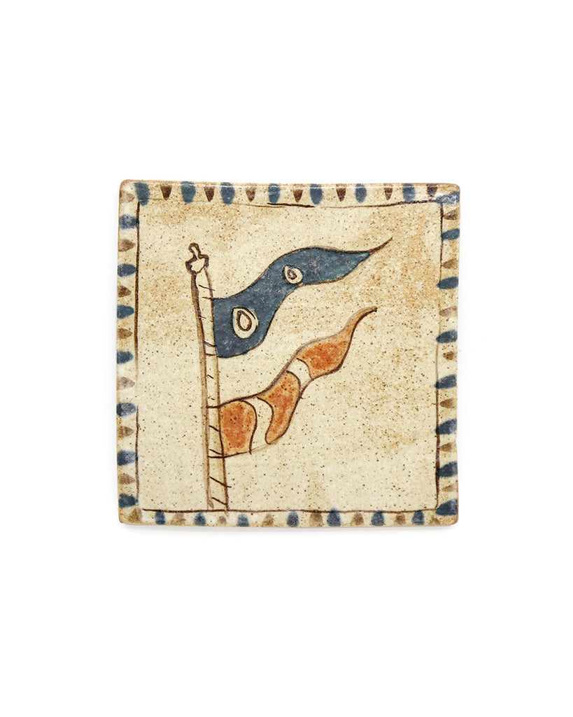 Tapestry Flags III (Handmade Tile)