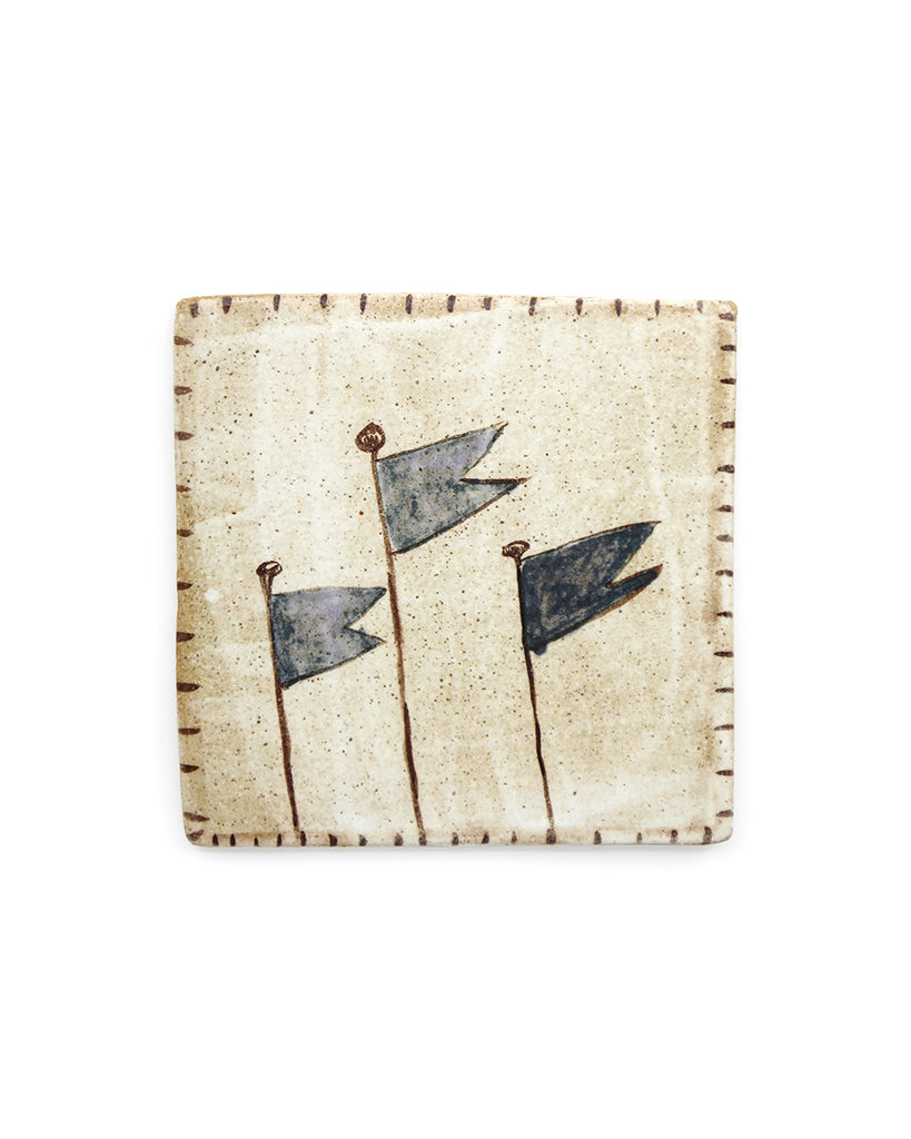 Tapestry Flags IV (Handmade Tile)