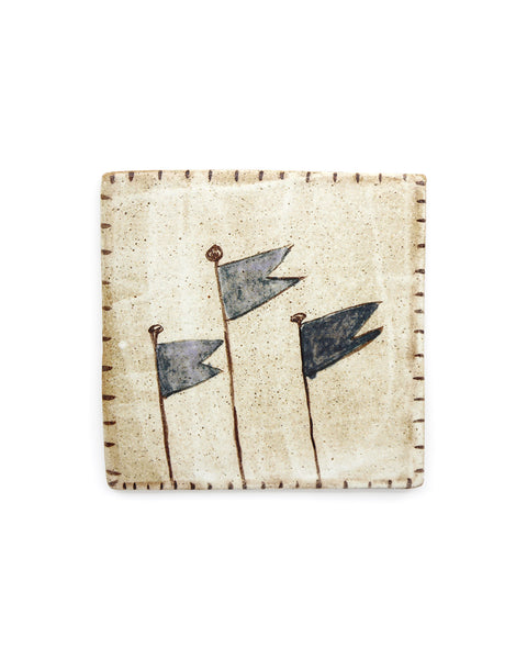 Tapestry Flags IV (Handmade Tile)