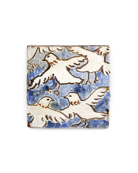 Tapestry Flock of Birds (Handmade Tile)