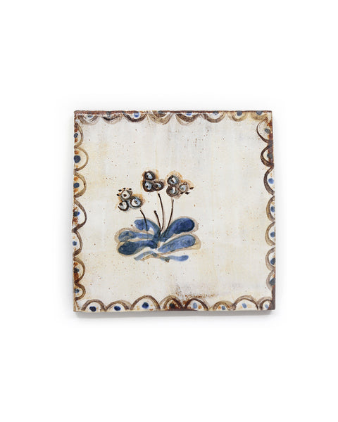 Tapestry Flower Tuft I (Handmade Tile)