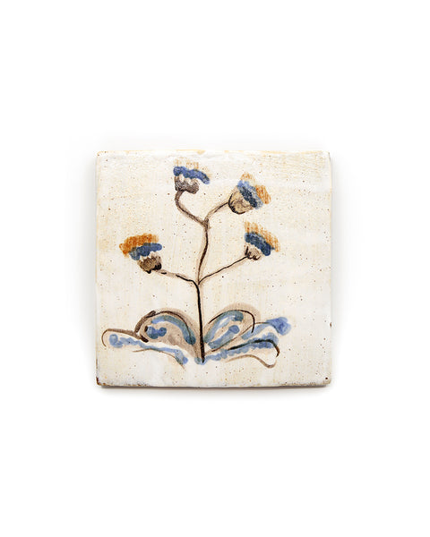 Tapestry Flowers I (Handmade Tile)