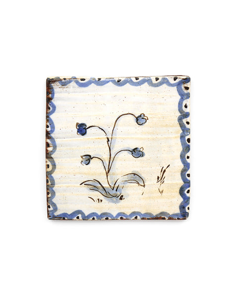 Tapestry Flowers II (Handmade Tile)