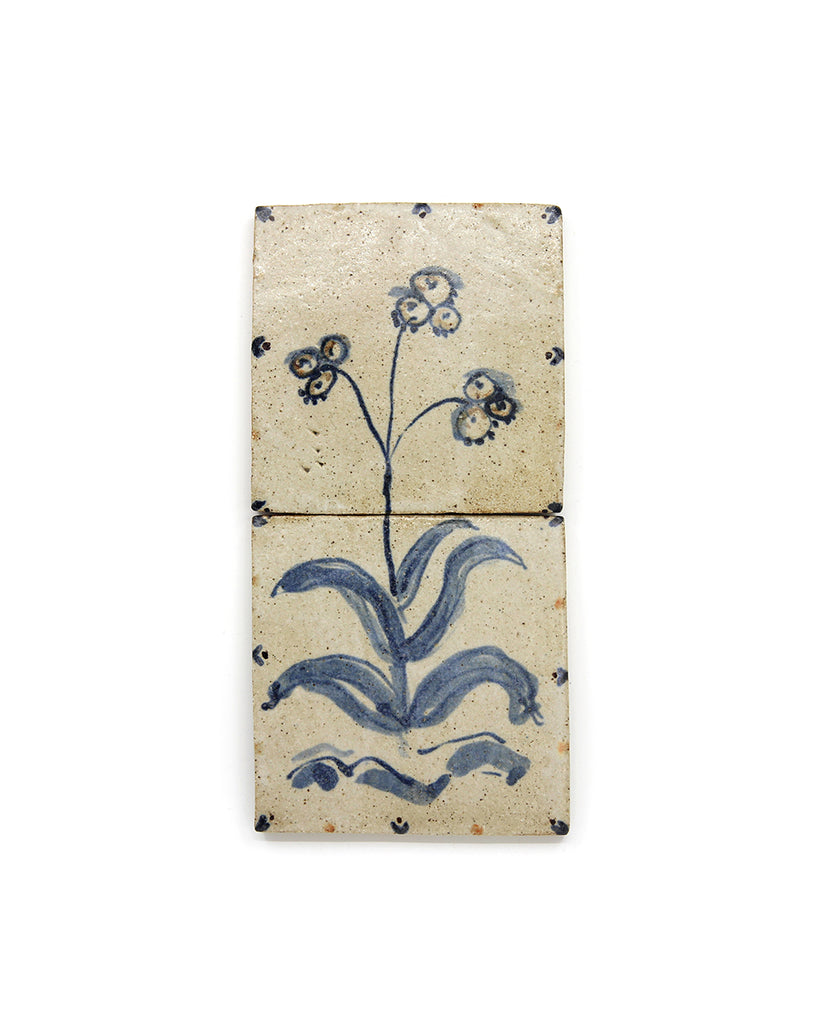 Tapestry Flowers III (Pair of Tiles)