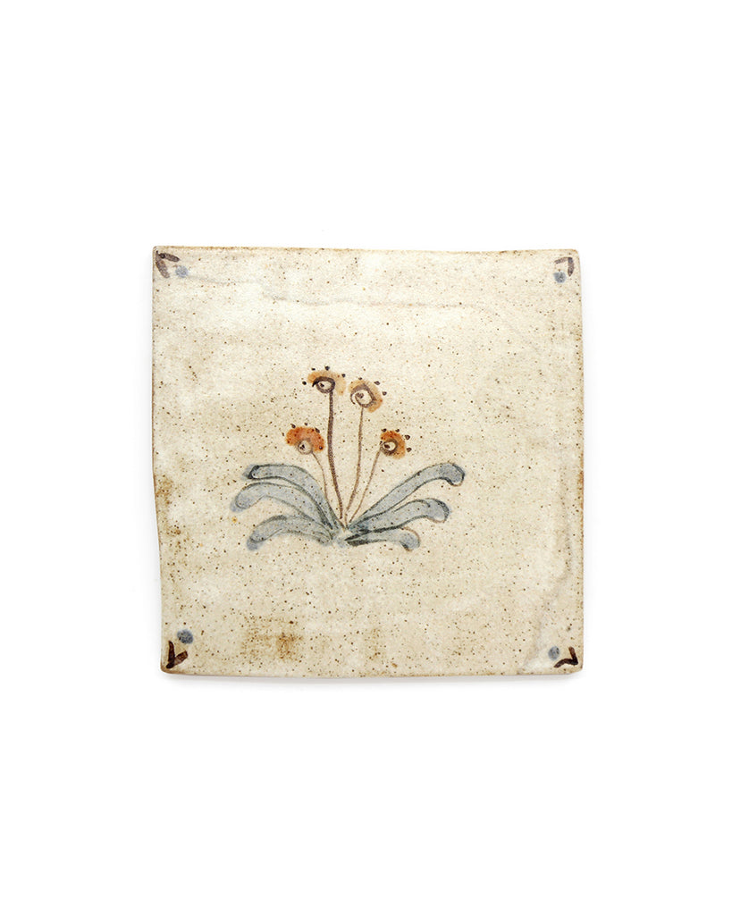 Tapestry Flowers IV (Handmade Tile)