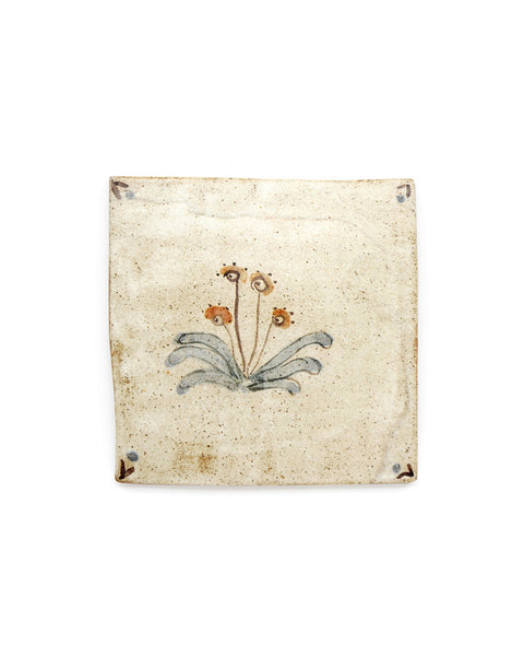 Tapestry Flowers IV (Handmade Tile)