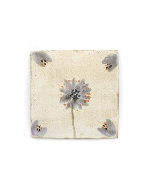 Tapestry Flowers IX (Handmade Tile)