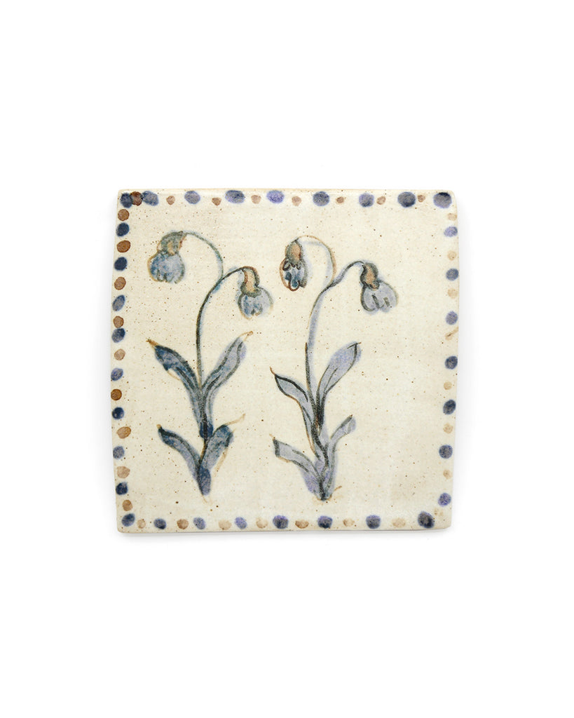 Tapestry Flowers V (Handmade Tile)