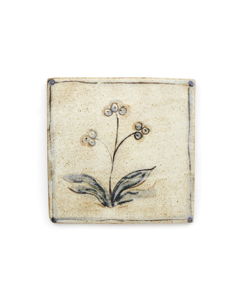 Tapestry Flowers VI (Handmade Tile)