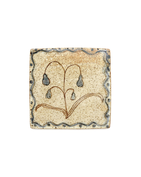 Tapestry Flowers VII (Handmade Tile)
