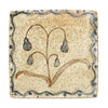 Tapestry Flowers VII (Handmade Tile)