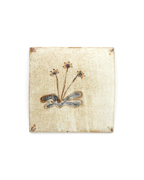 Tapestry Flowers VIII (Handmade Tile)
