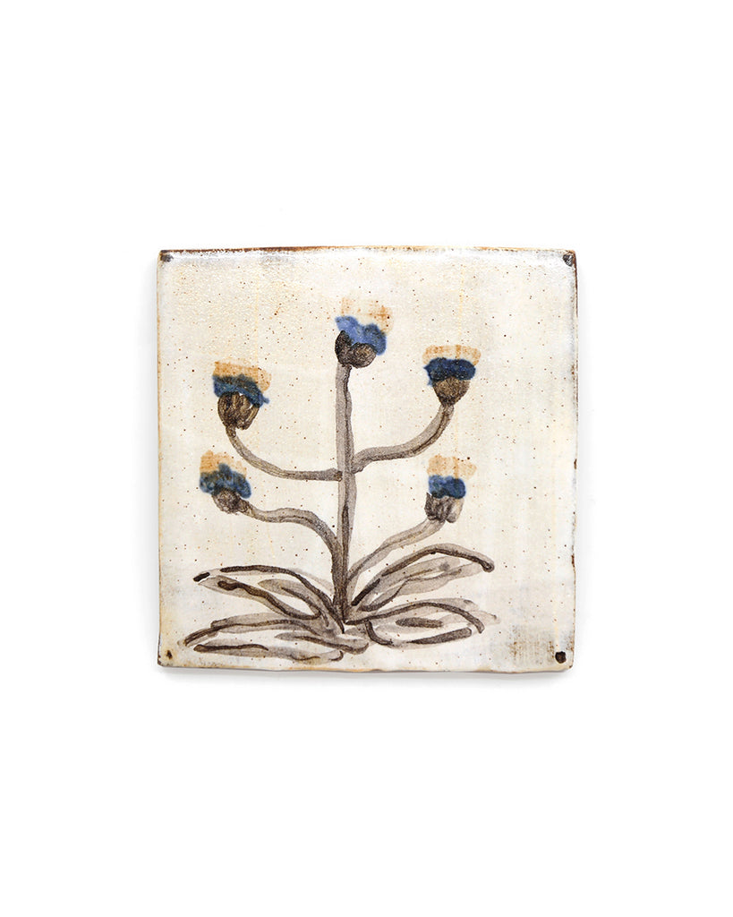 Tapestry Flowers XI (Handmade Tile)