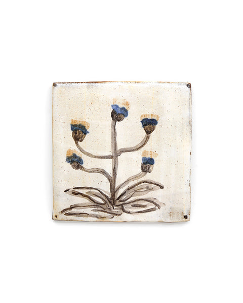 Tapestry Flowers XI (Handmade Tile)