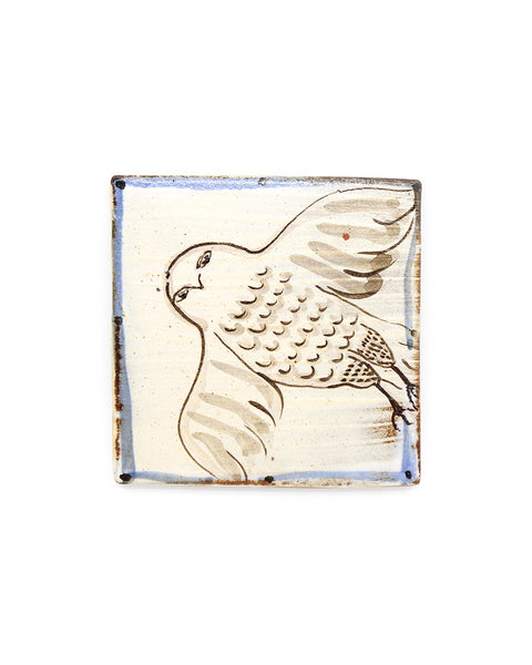 Tapestry Flying Owl (Handmade Tile)