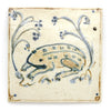 Tapestry Frog II (Handmade Tile)