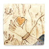 Tapestry Hand and Heart (Handmade Tile)