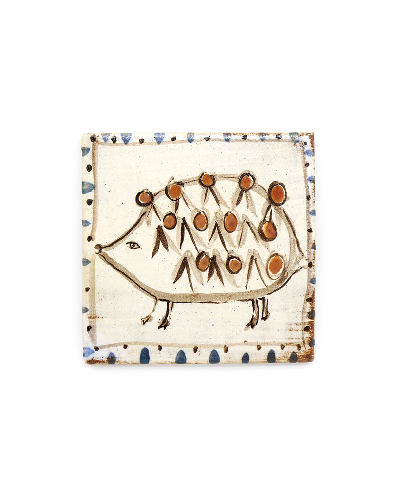 Tapestry Hedgehog I (Handmade Tile)