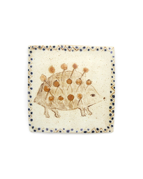 Tapestry Hedgehog III (Handmade Tile)