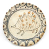 Tapestry Hedgehog with Fruit (Handmade Plate)
