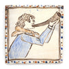 Tapestry Horn Blower (Handmade Tile)