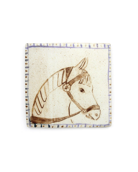 Tapestry Horse Head (Handmade Tile)