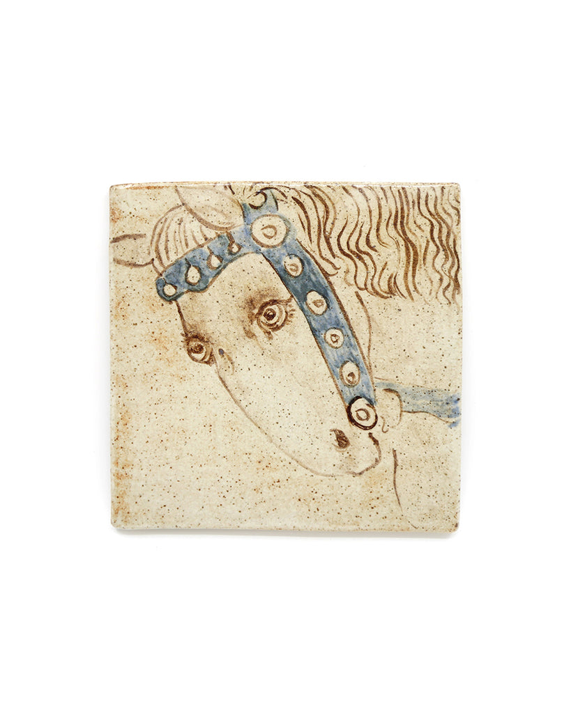 Tapestry Horse Head II (Handmade Tile)