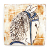 Tapestry Horse Head Looking Right III (Handmade Tile)