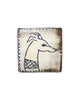 Tapestry Hound Head III (Handmade Tile)