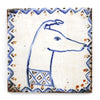 Tapestry Hound Head III (Handmade Tile)