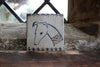 Tapestry Hound Head II (Handmade Tile)