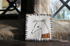 Tapestry Hound Head I (Handmade Tile)